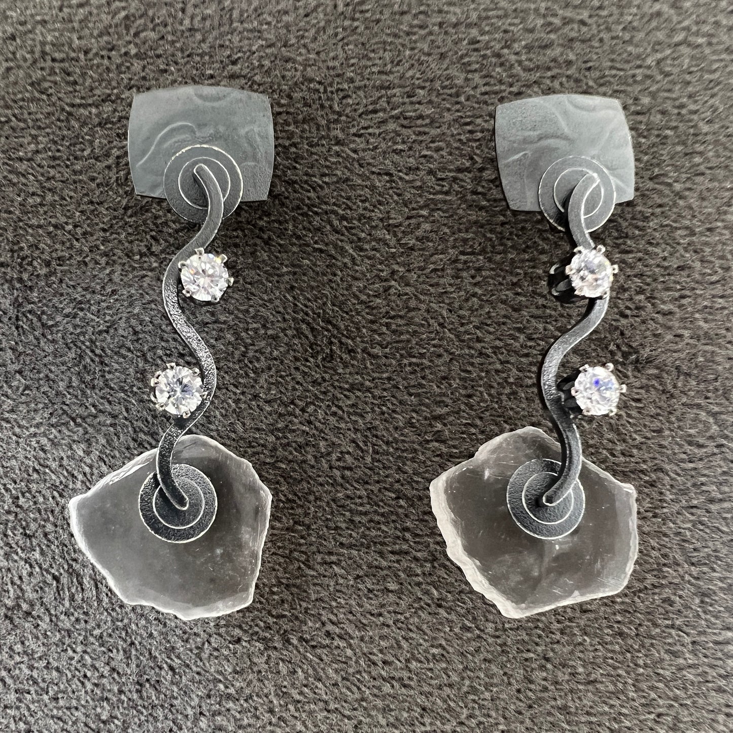 Selenite Crystal Earrings & Necklaces