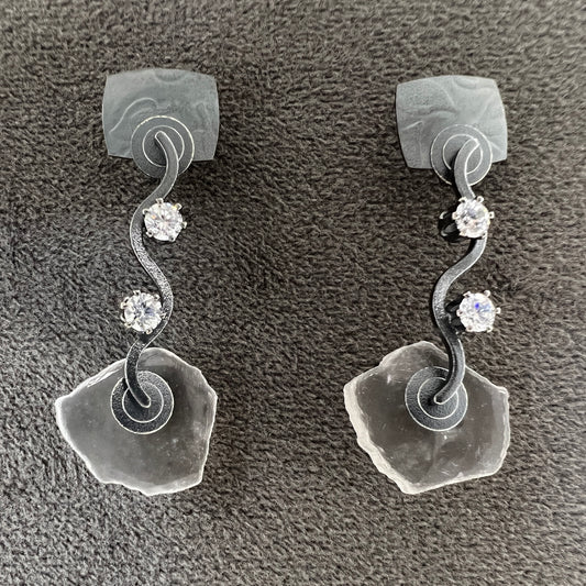 Selenite Crystal earrings