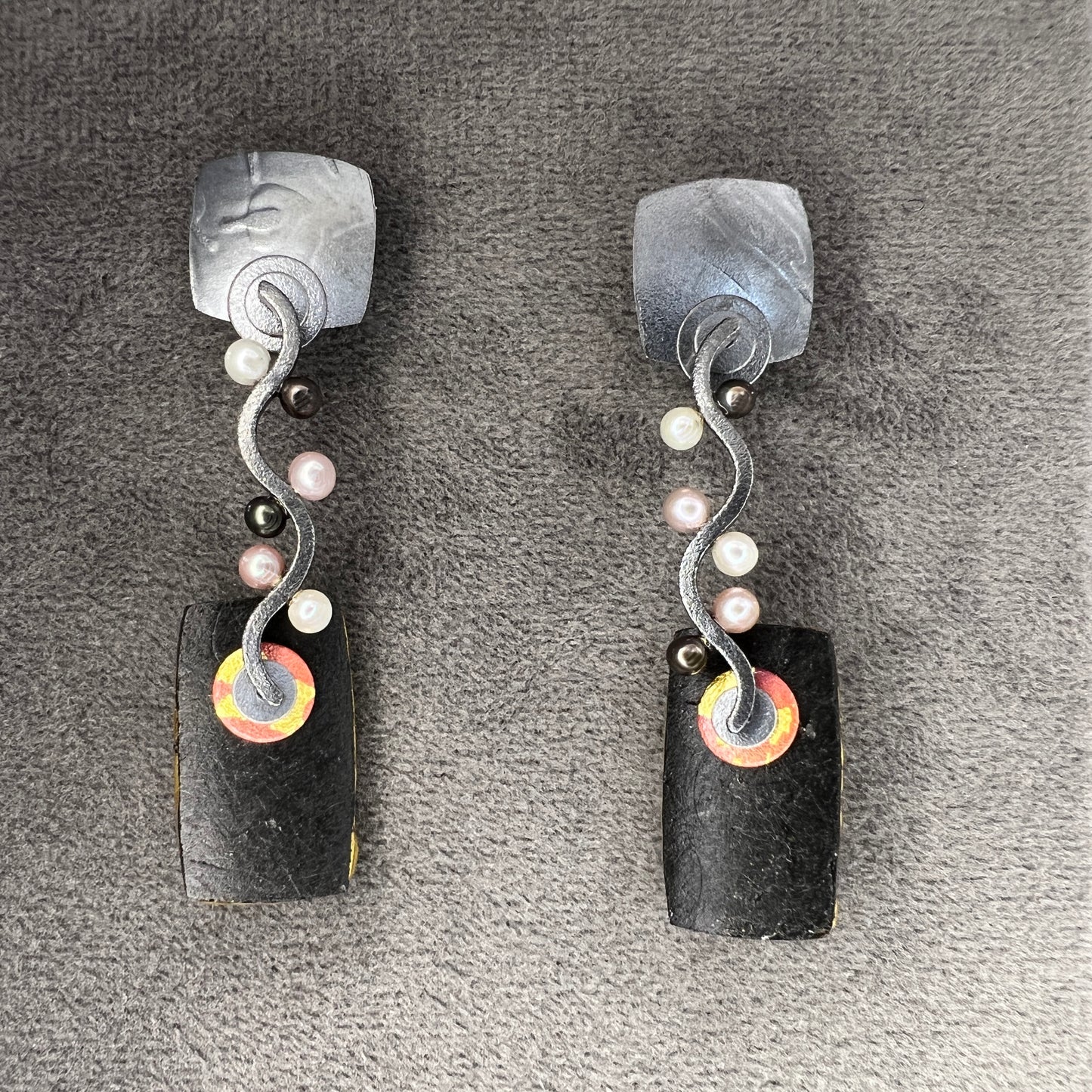 Anthracite Earrings