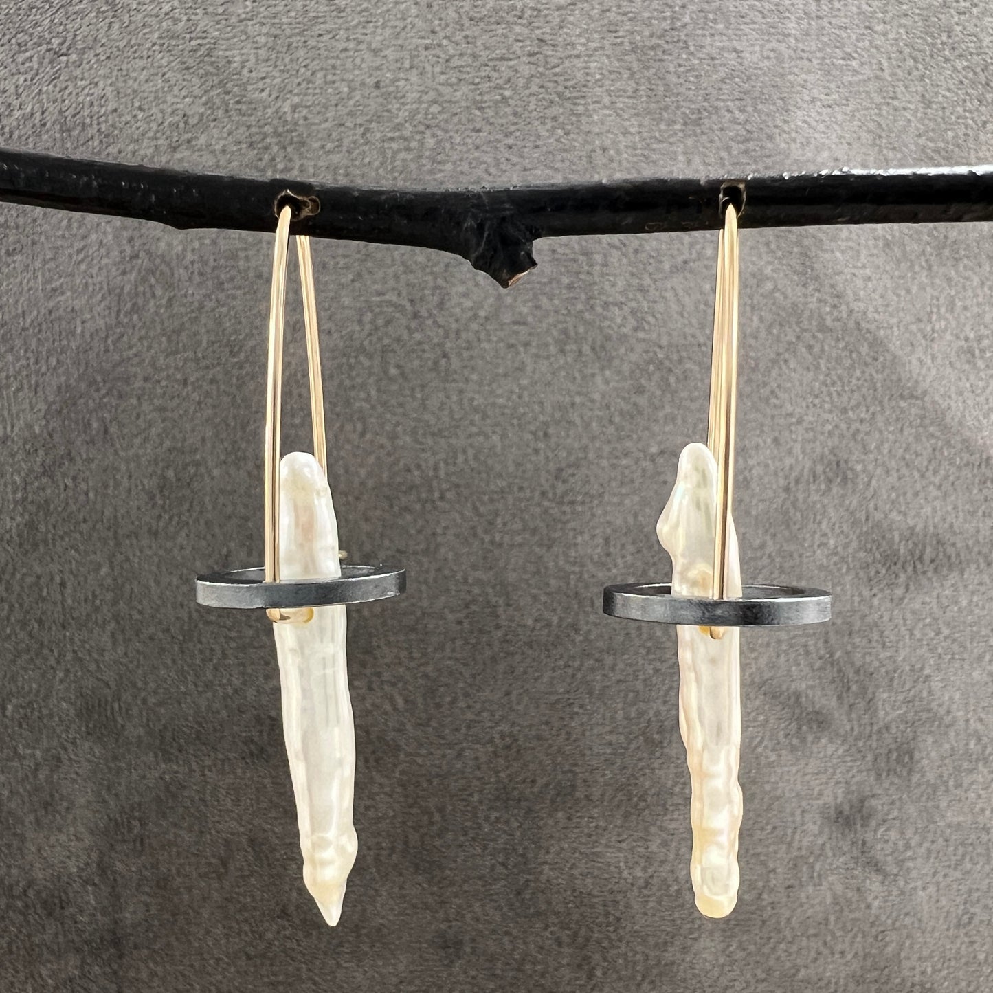Pearl Tendril Drops--Varied Shapes