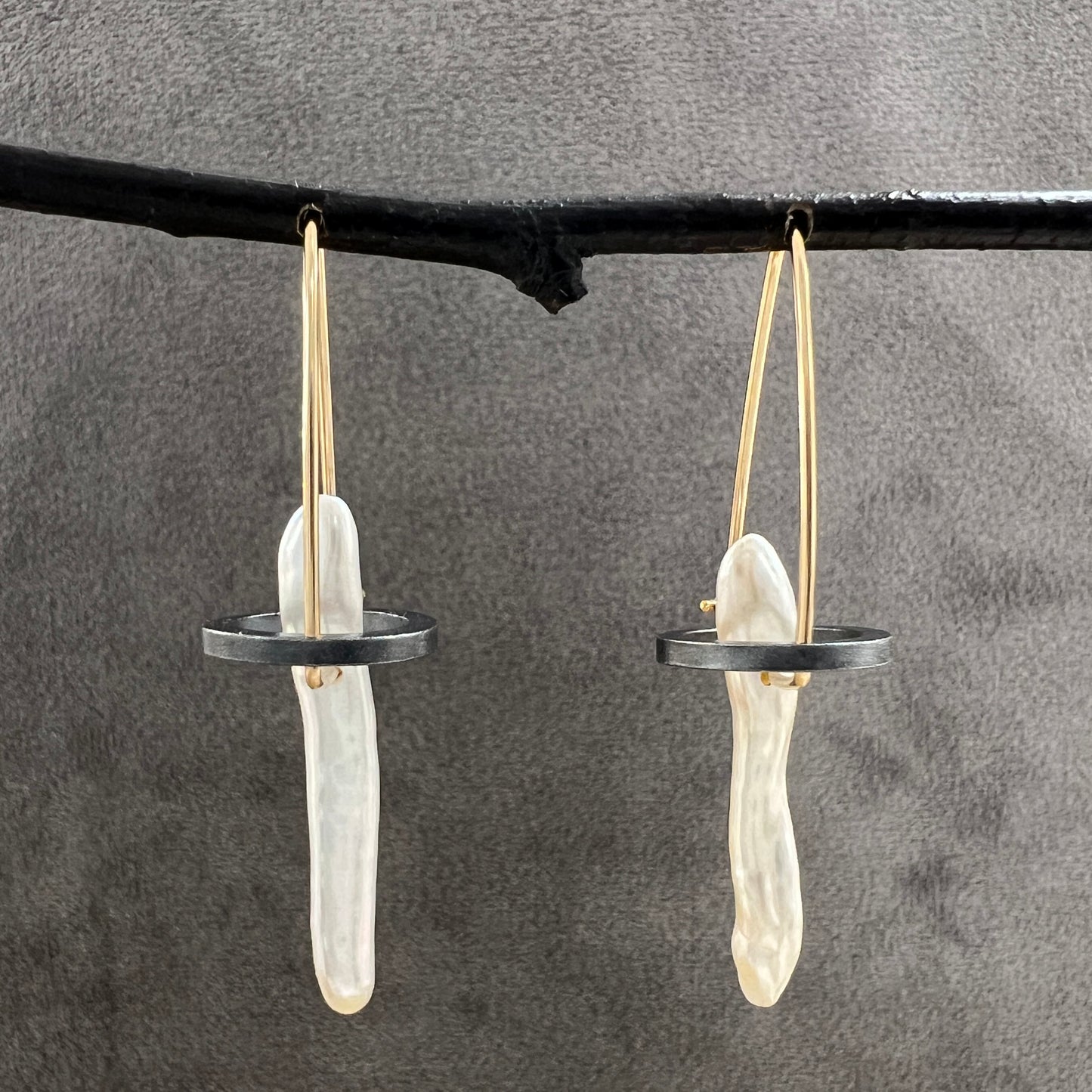 Pearl Tendril Drops--Varied Shapes