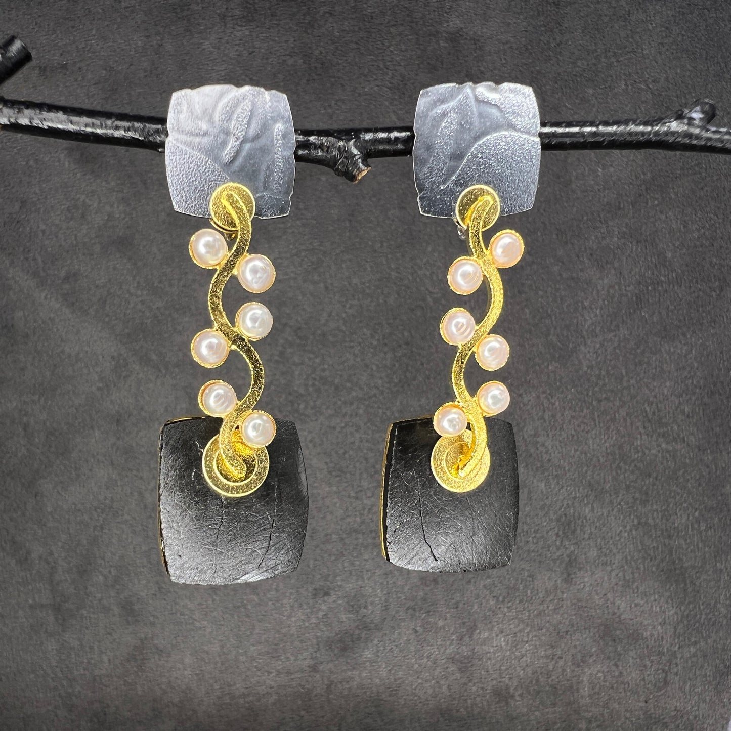 Anthracite Earrings
