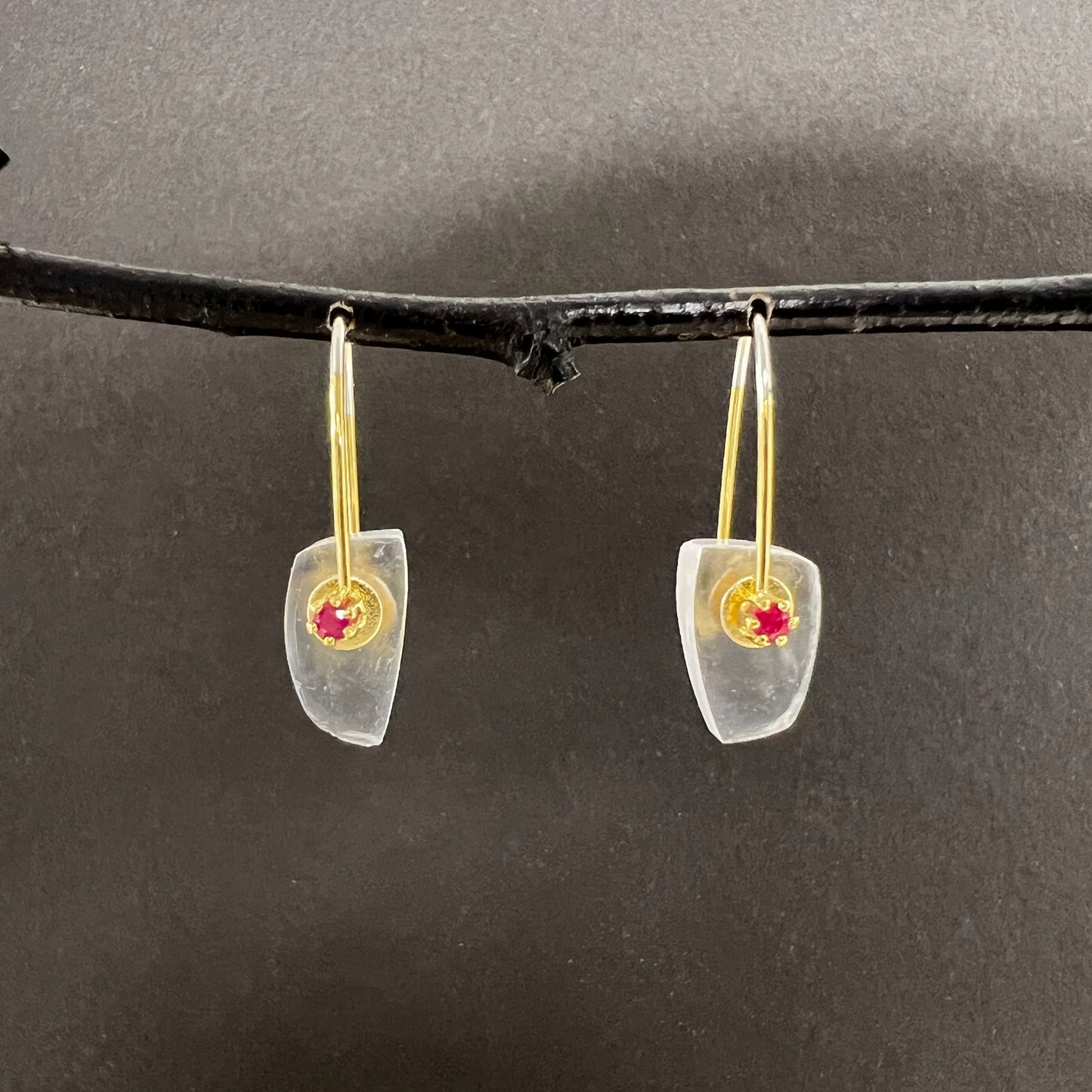 Selenite Crystal Earrings & Necklaces