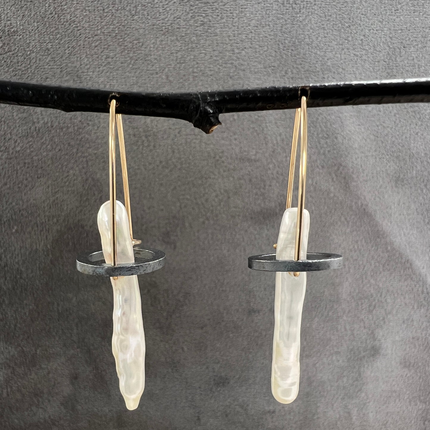 Pearl Tendril Drops--Varied Shapes