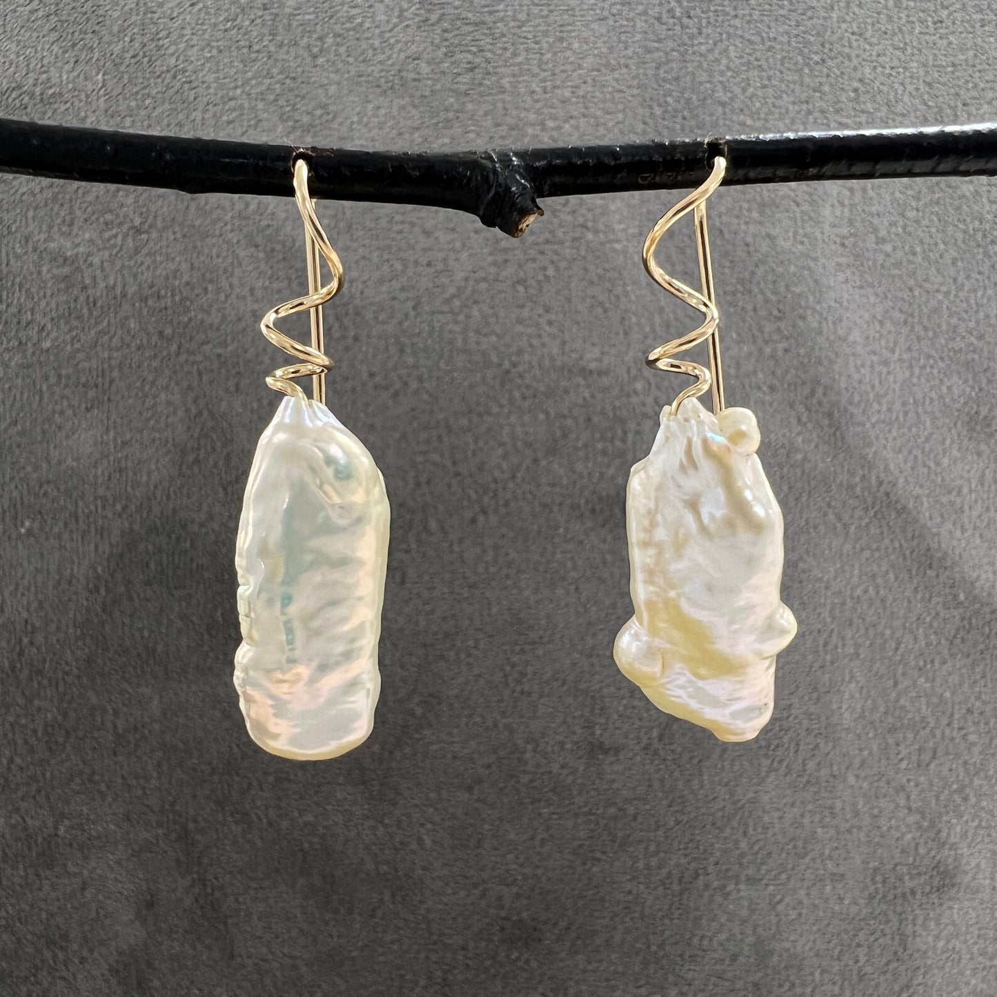 Pearl Tendril Drops--Varied Shapes