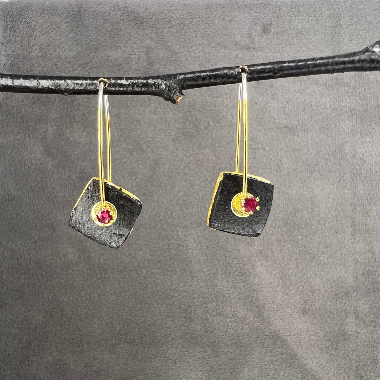 Anthracite Earrings