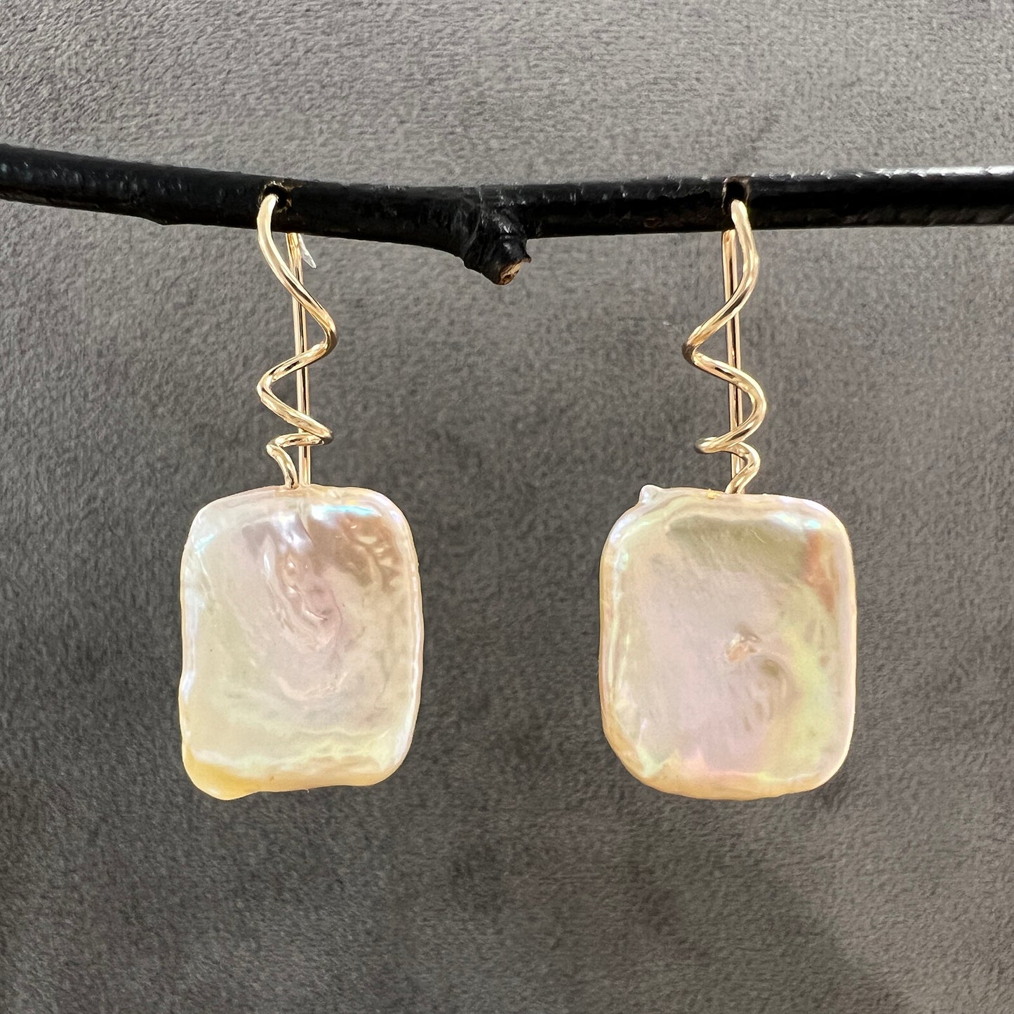 Pearl Tendril Drops--Varied Shapes
