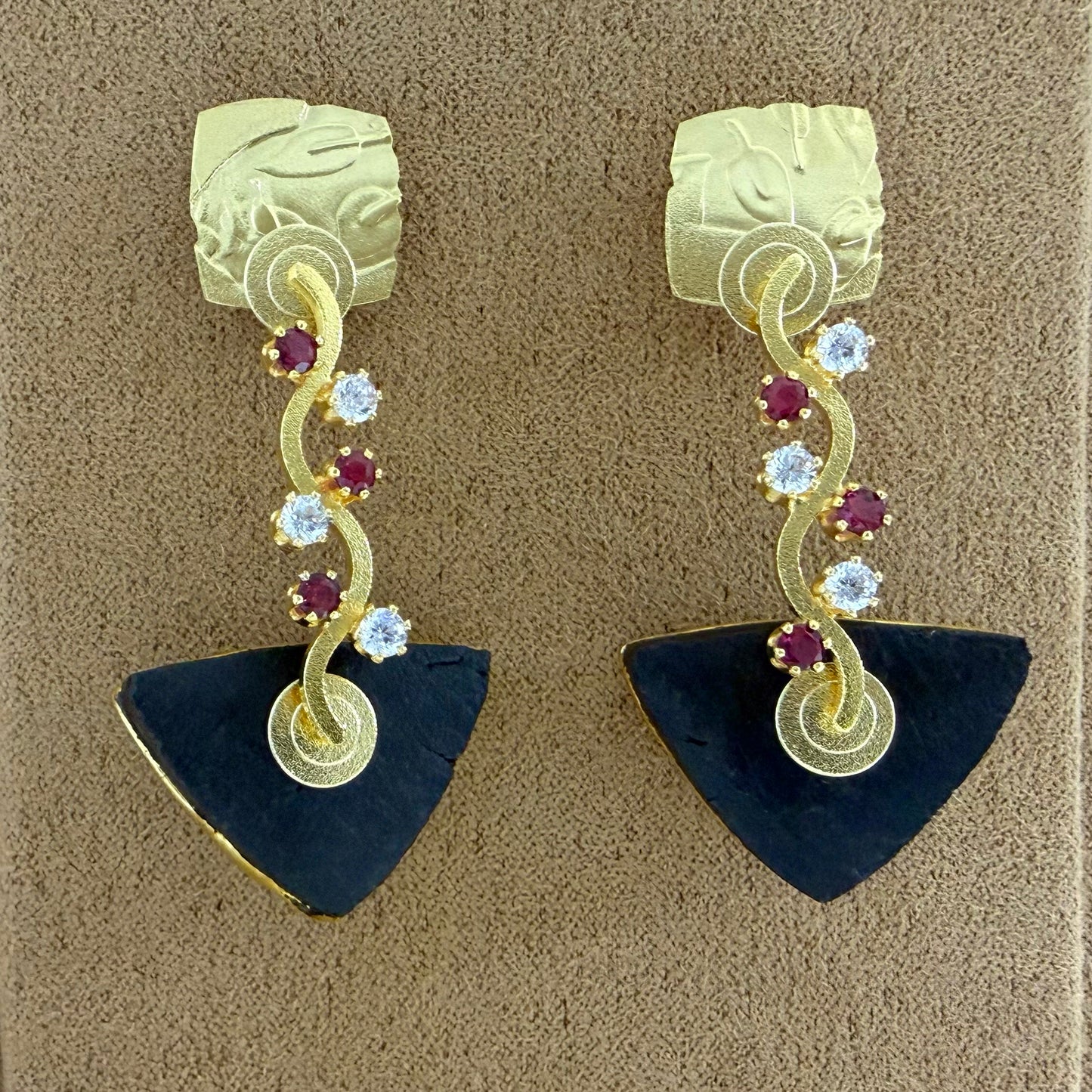 Anthracite Earrings