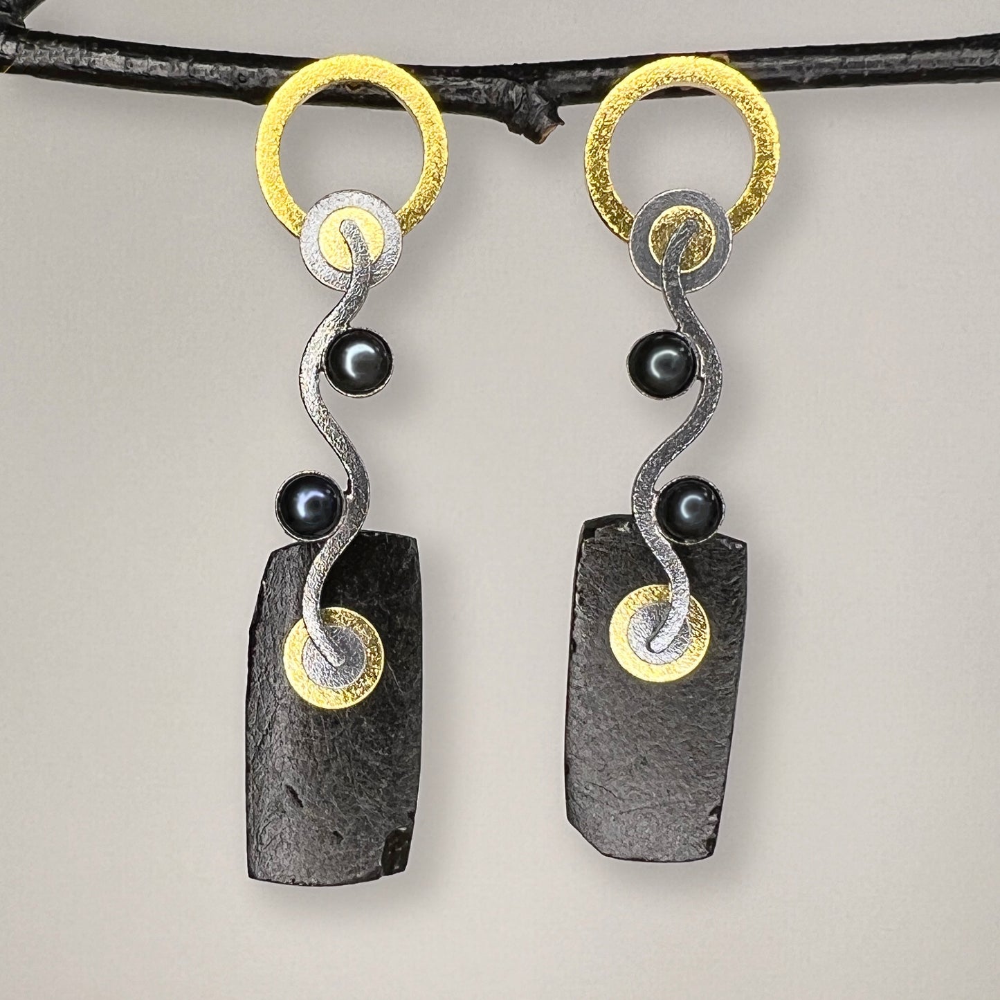 Anthracite Earrings