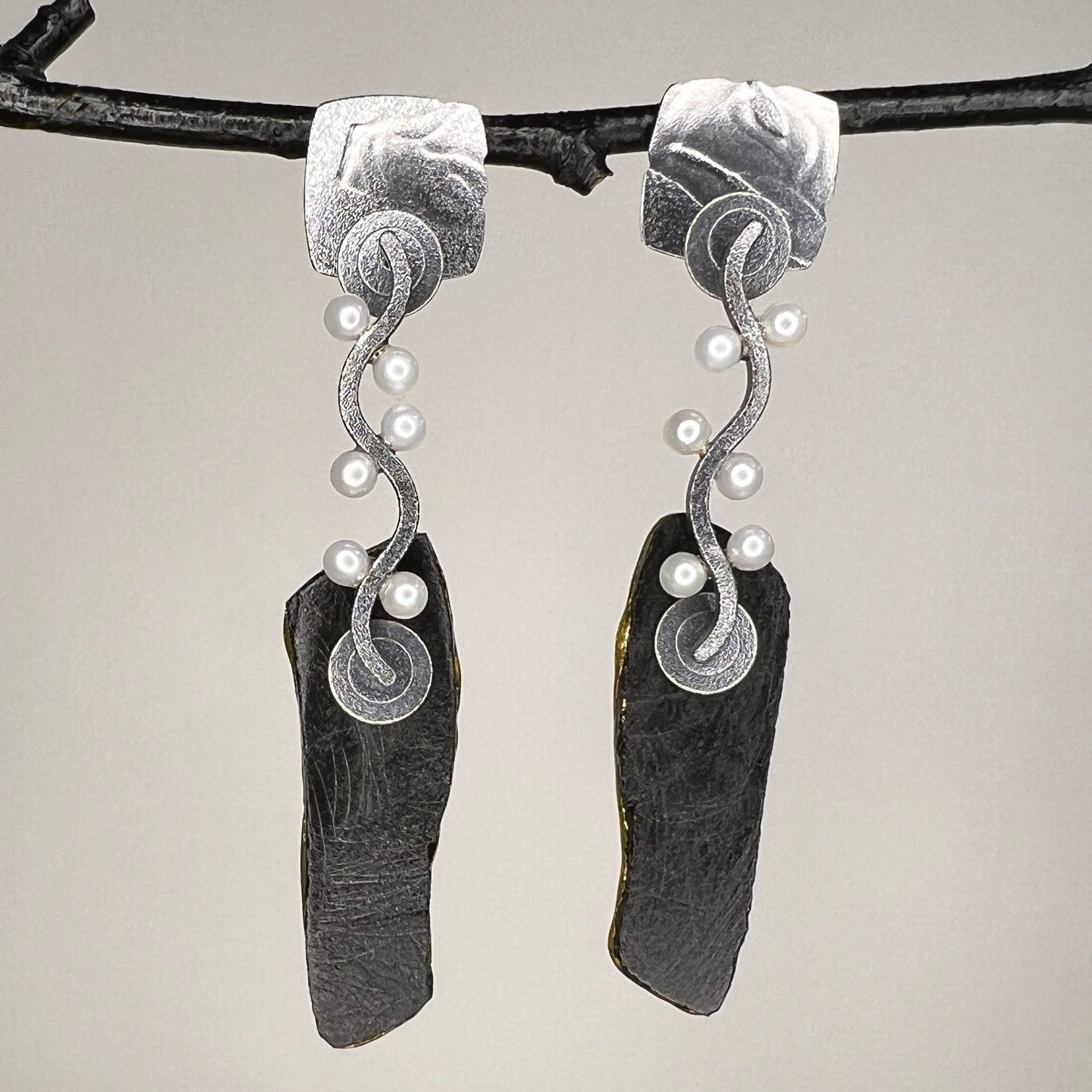 Anthracite Earrings