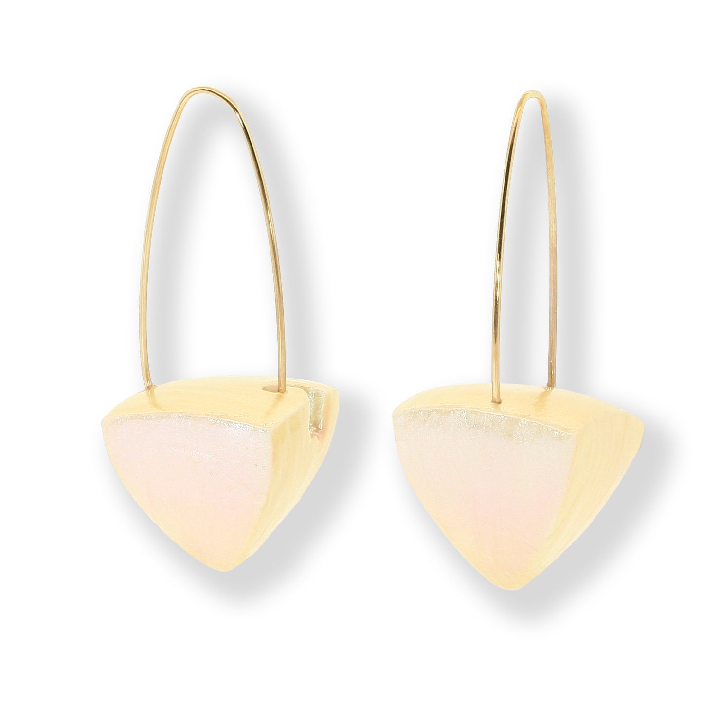 Large Eco-Friendly Pyramid Earrings