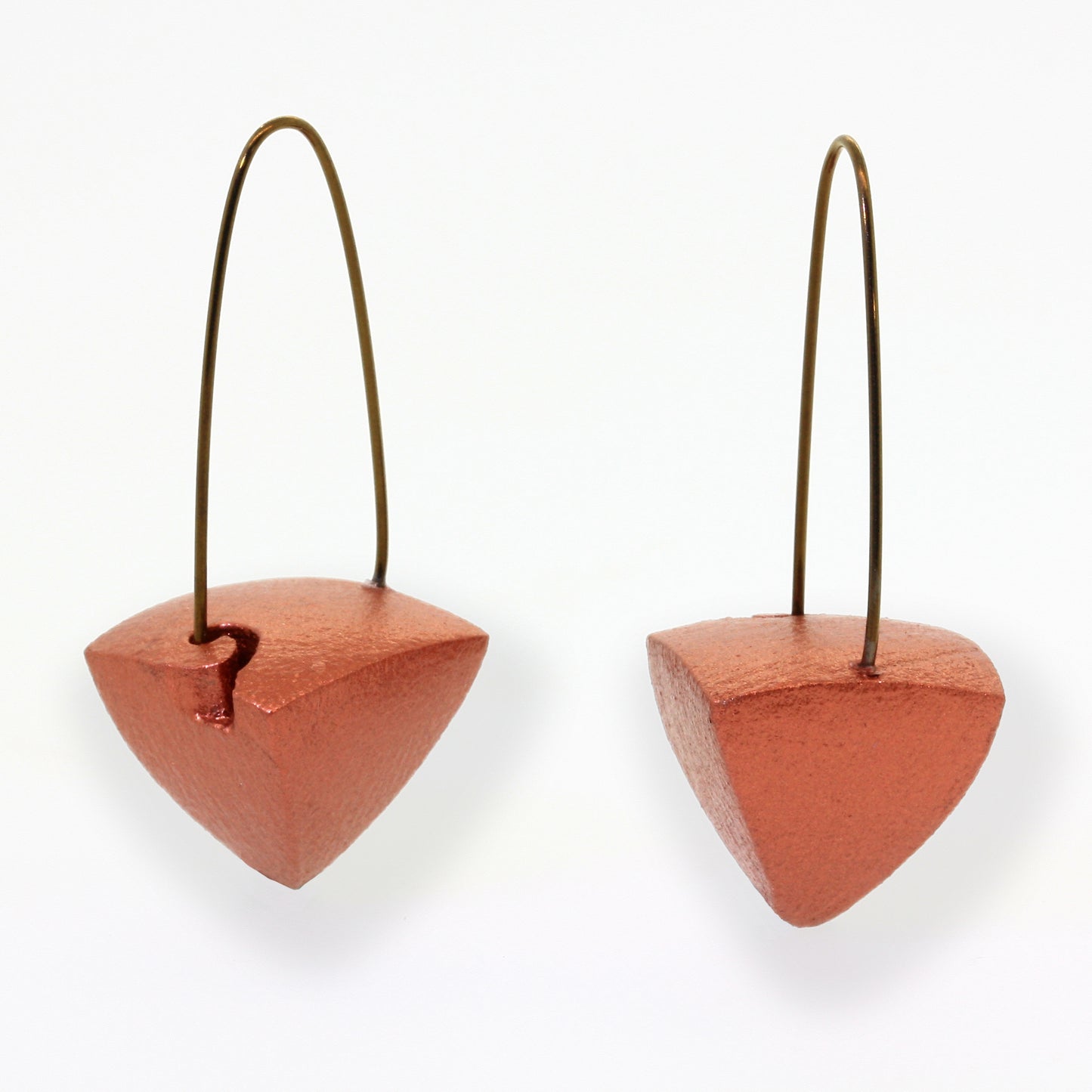 Large Eco-Friendly Pyramid Earrings