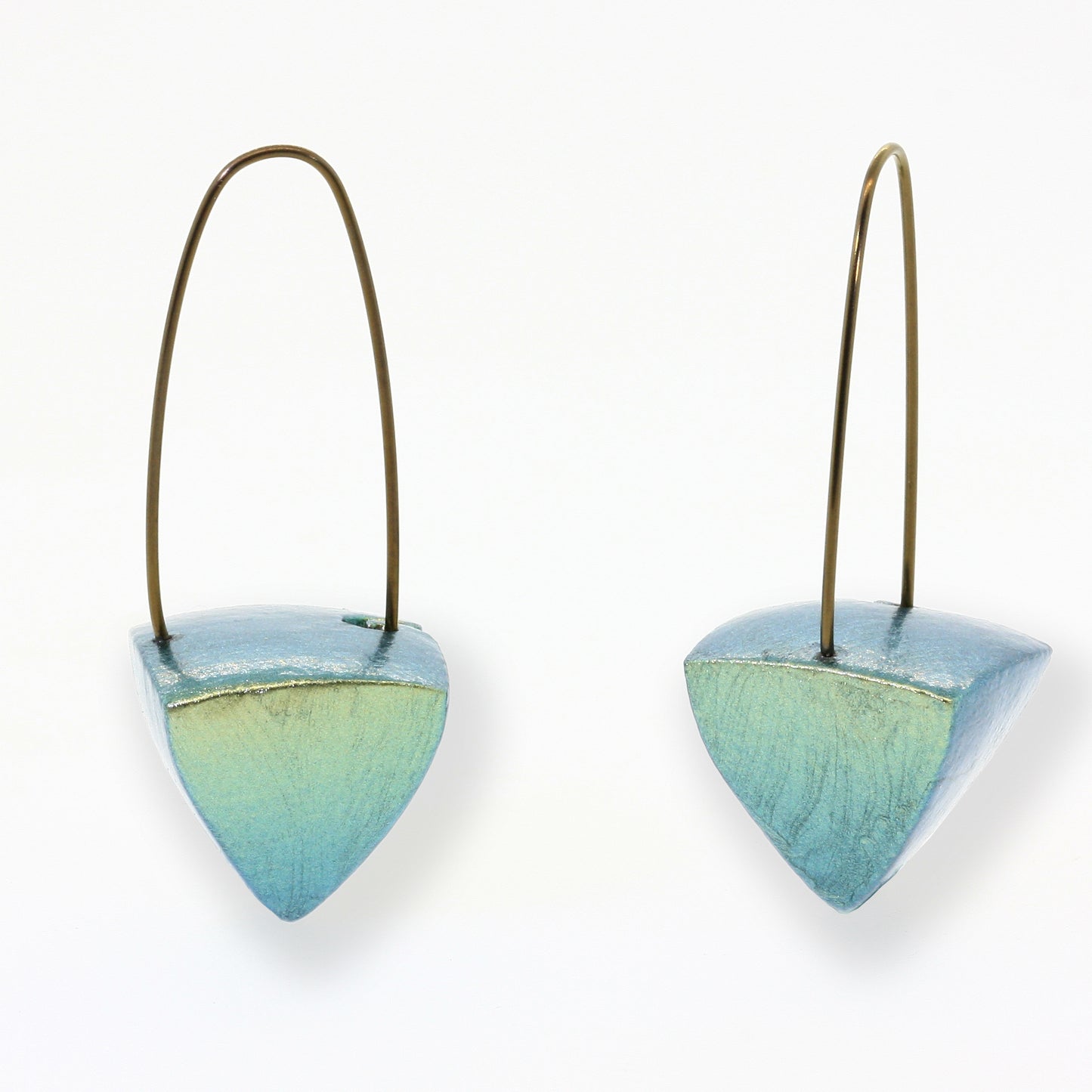 Large Eco-Friendly Pyramid Earrings