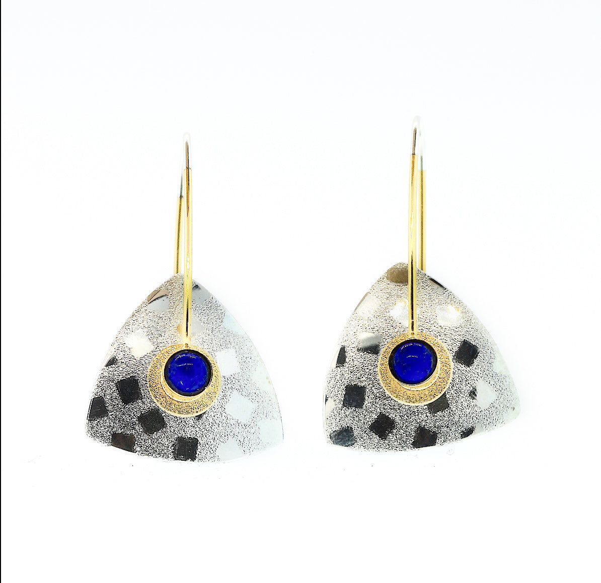 Small Triangle Kinetic Earrings