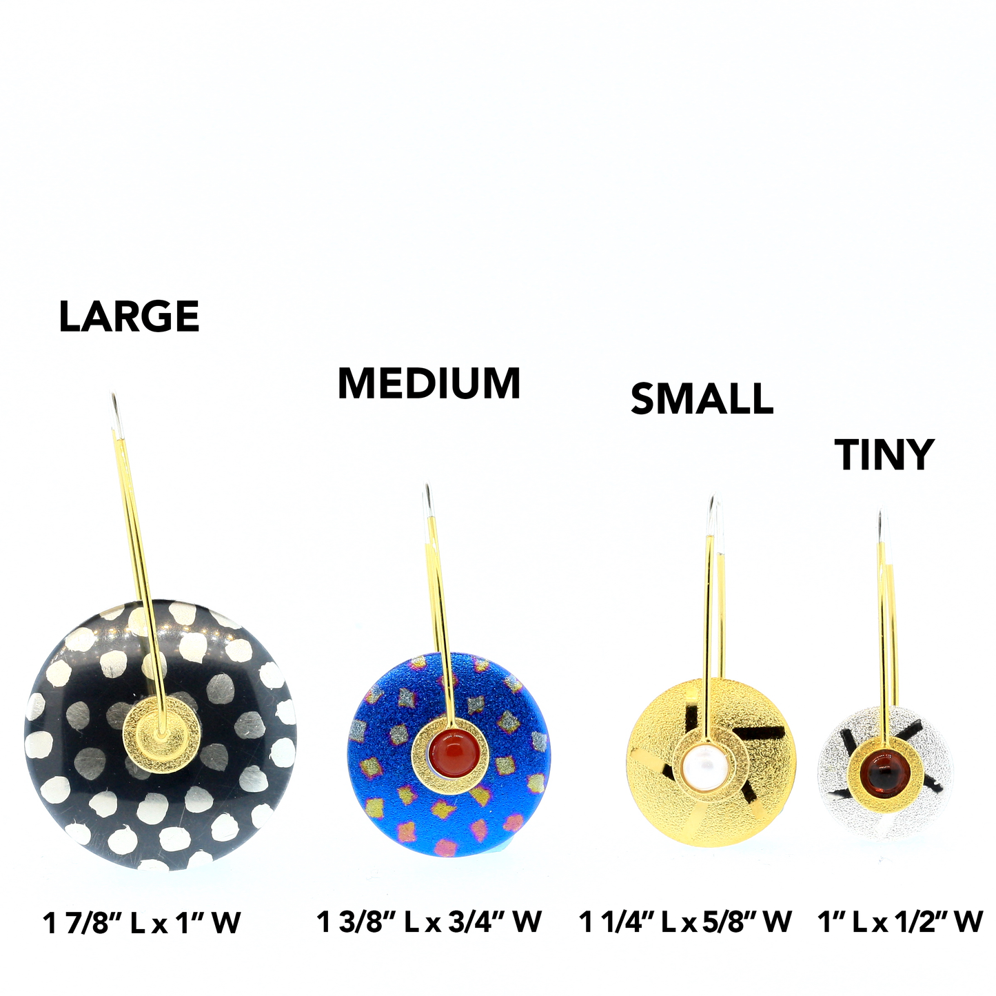 All Silver Circles--5 Sizes