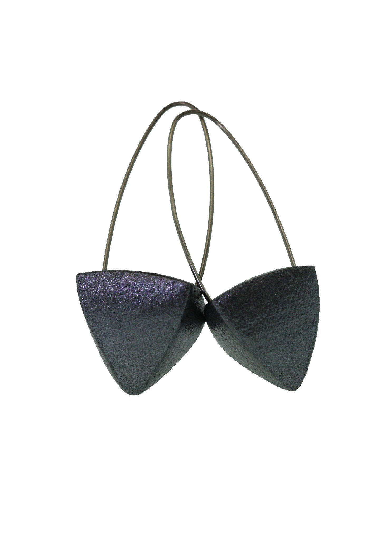 Large Eco-Friendly Pyramid Earrings