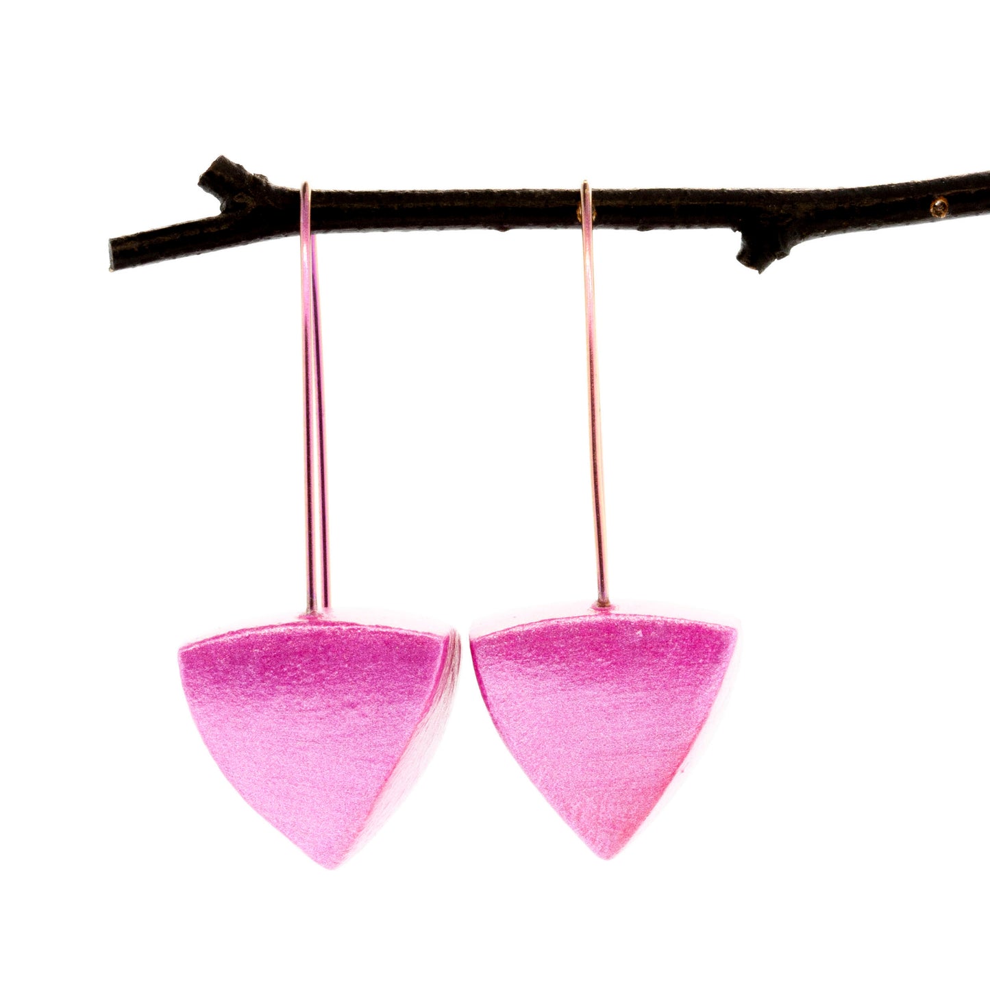 Large Eco-Friendly Pyramid Earrings