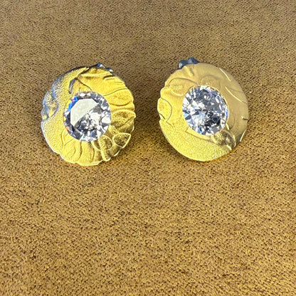 Vermeil Sparkle Concert Earrings