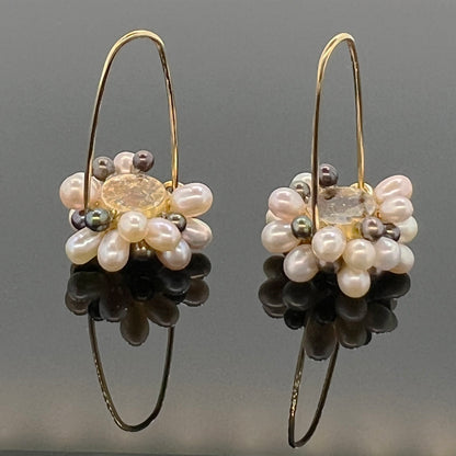 Small Pearl Nest earrings