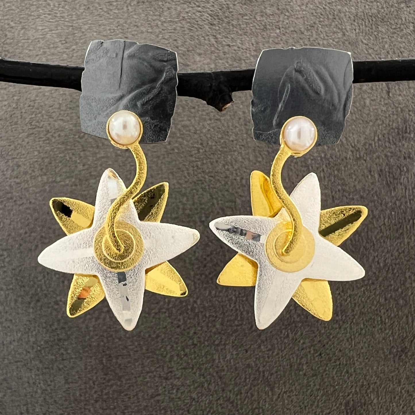 Posted Starburst Earrings