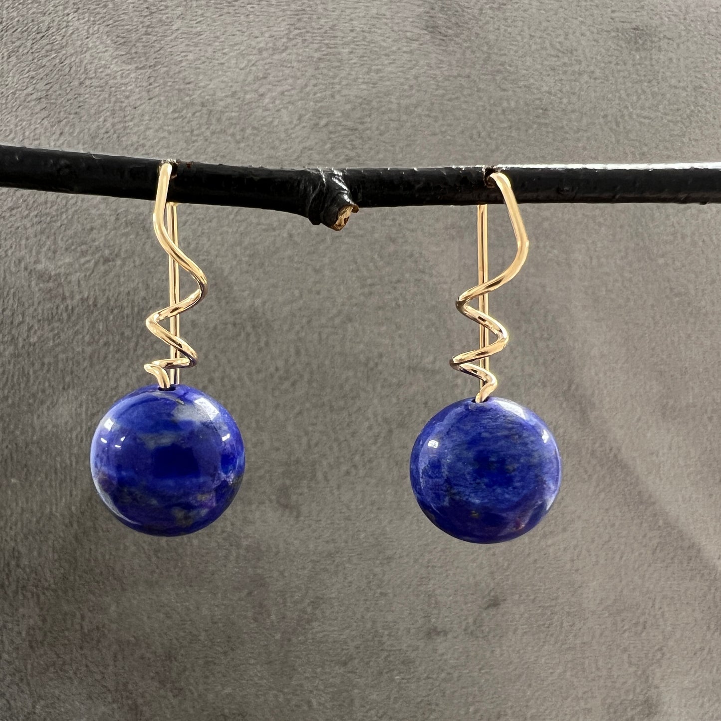 Stone Tendril Earrings