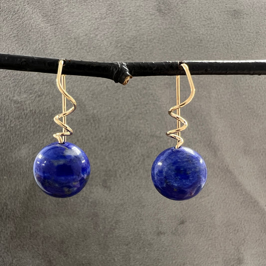 Stone Tendril Earrings