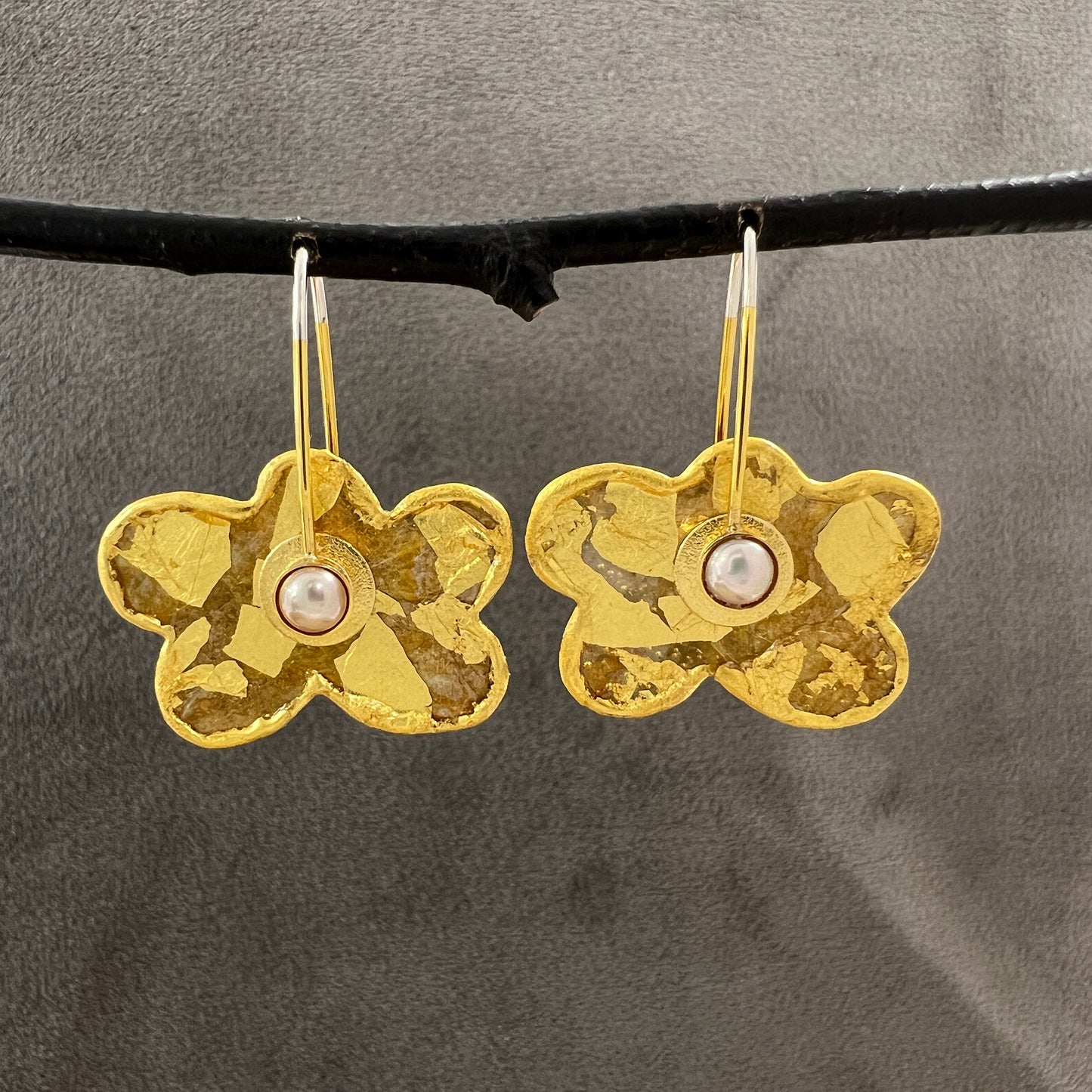 Mica Cloud Earrings