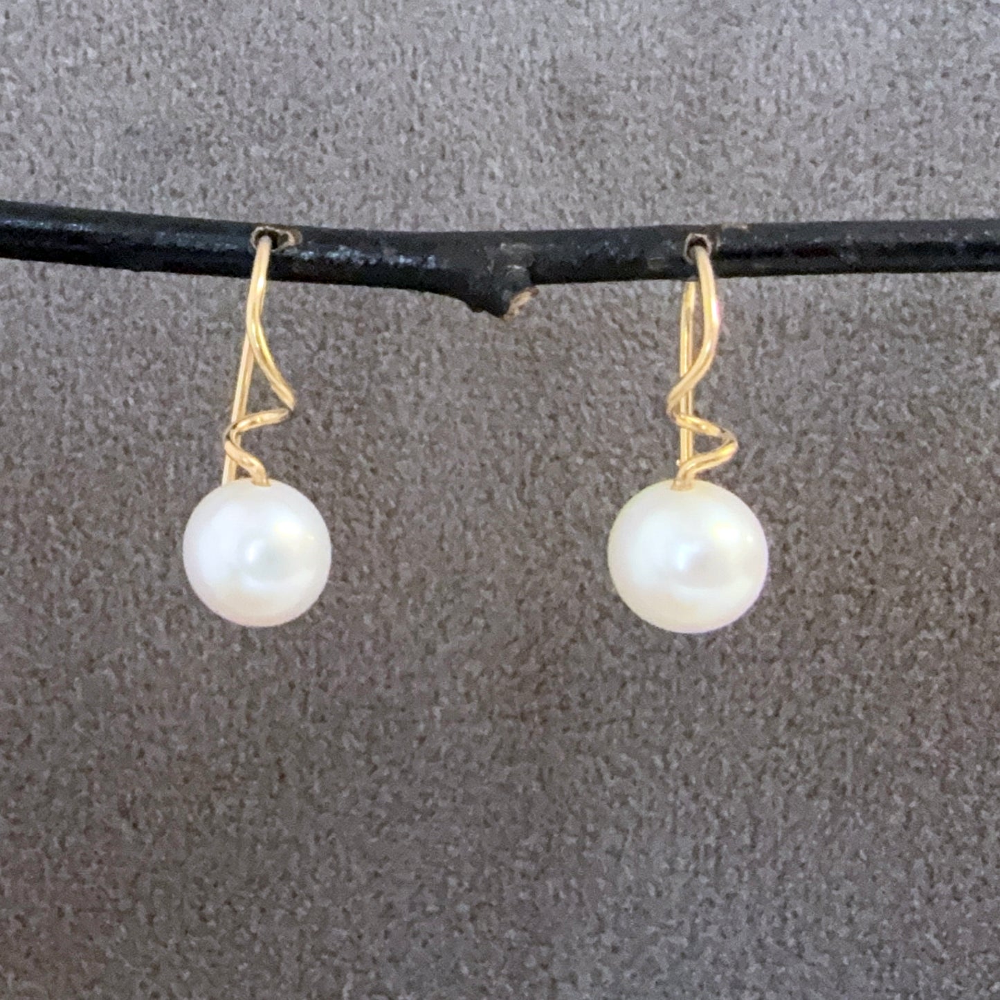 Petite Pearl Tendril Drops 2026