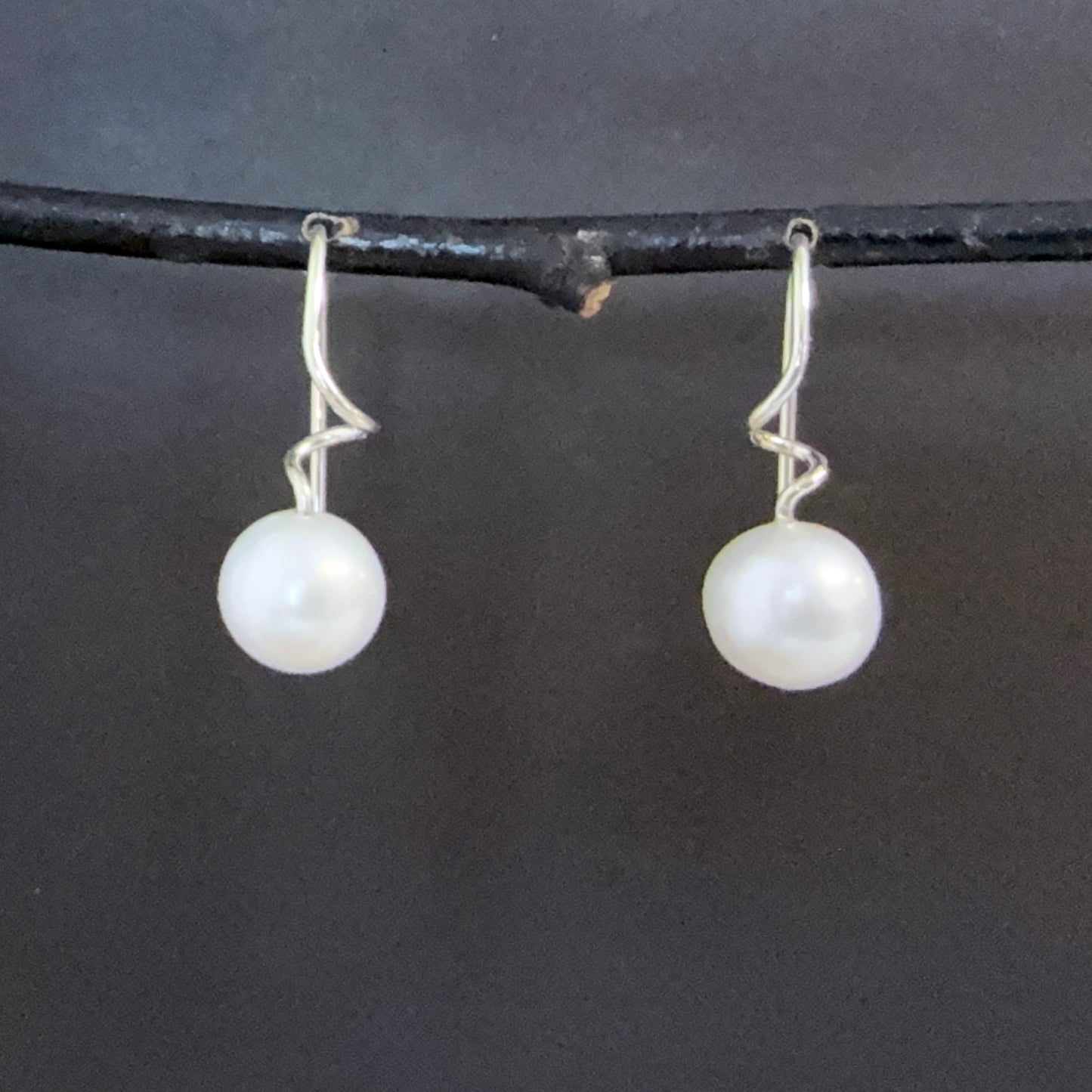 Petite Pearl Tendril Drops 2026