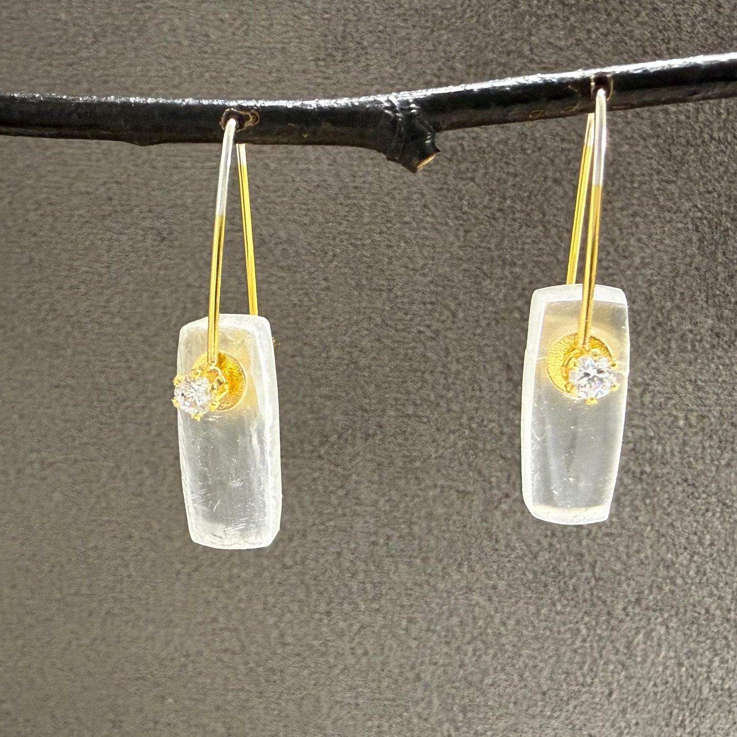 Selenite Crystal Earrings 2025