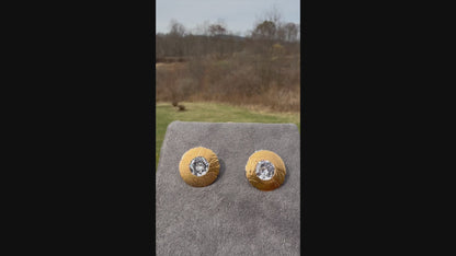Round Sparkle Concert Earrings