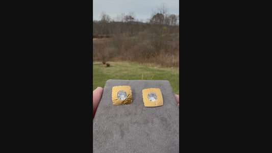 Vermeil Sparkle Concert Earrings