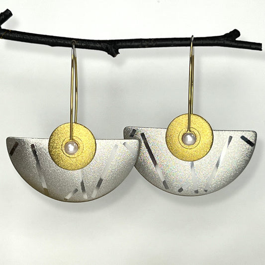 Extra Large Half-Round Earrings