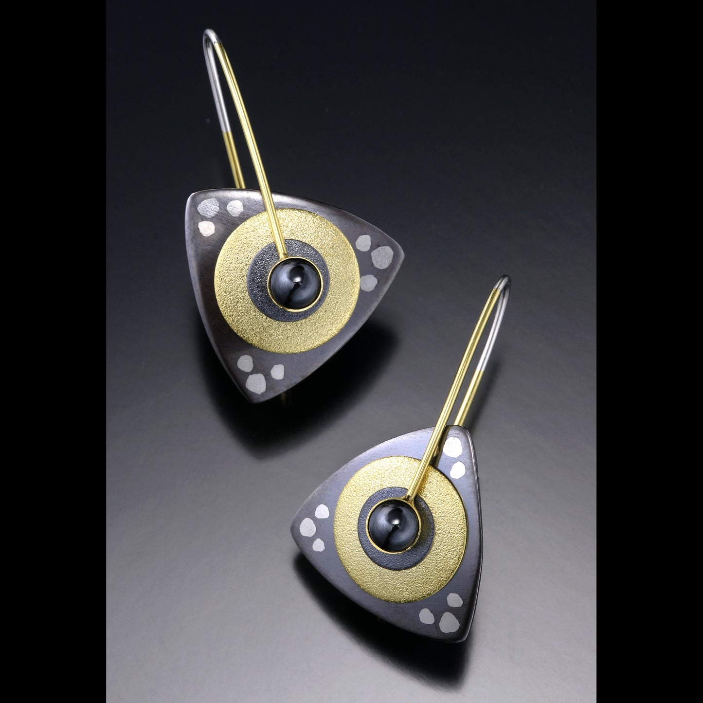 Small Triangle Kinetic Earrings 2025