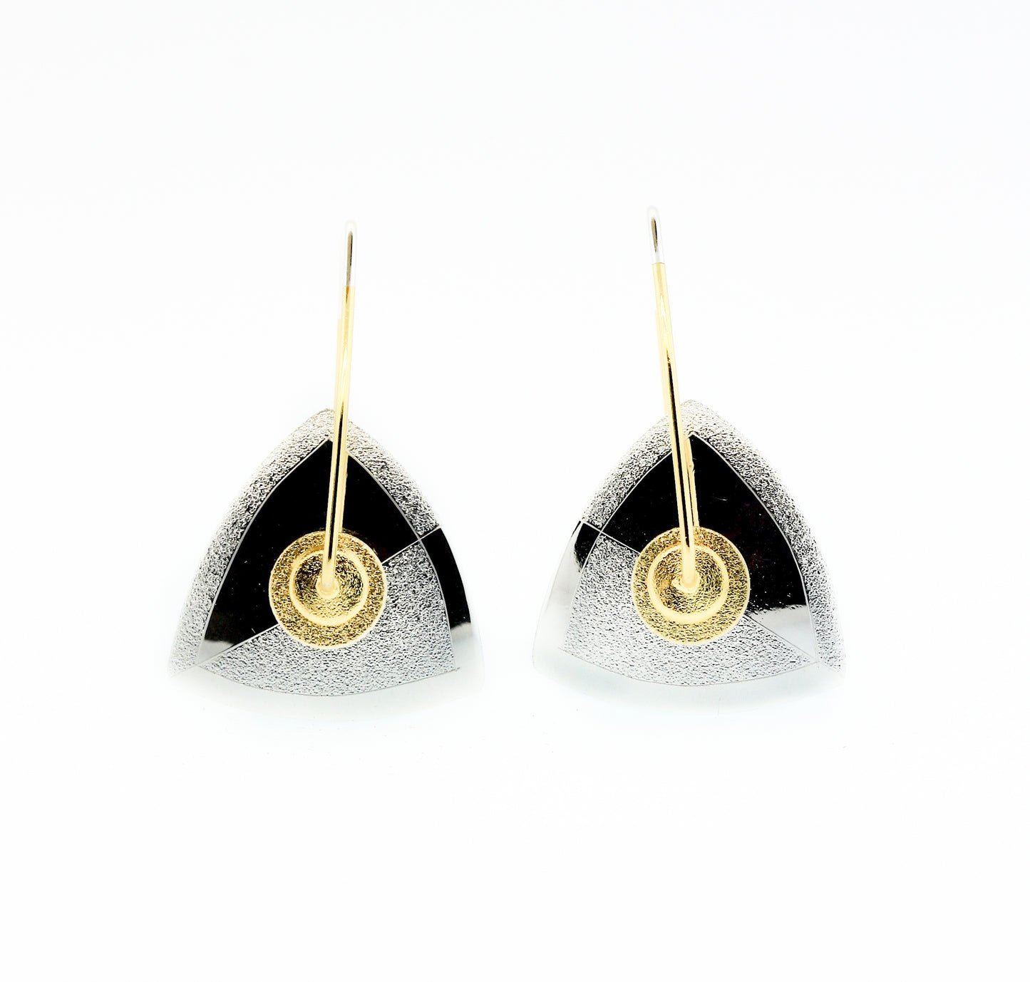 Small Triangle Kinetic Earrings