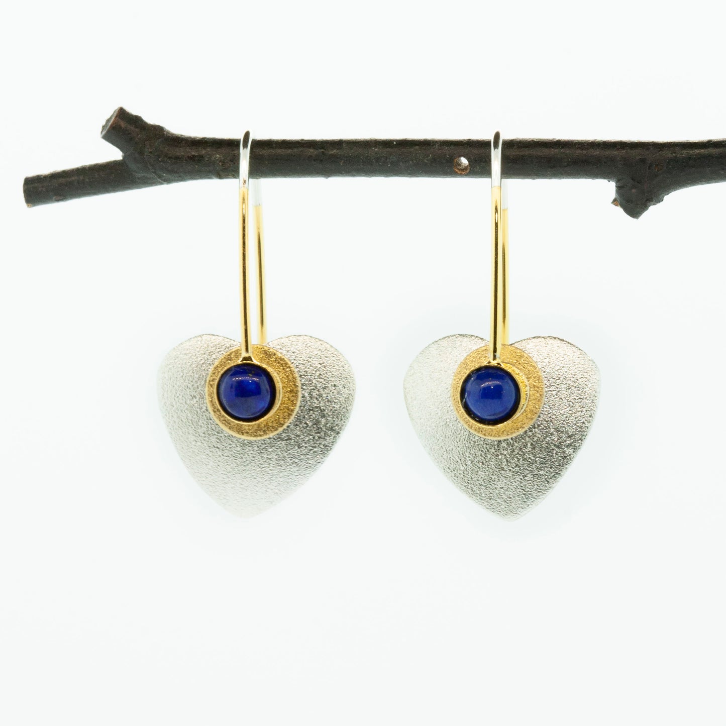 Tiny Heart Earrings--Donation to Domestic Violence Services
