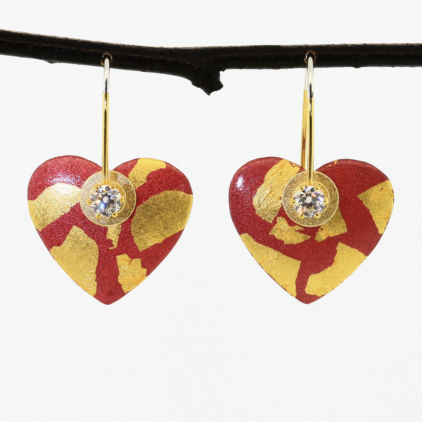 Small Heart Earrings-Donation to Domestic Violence Services