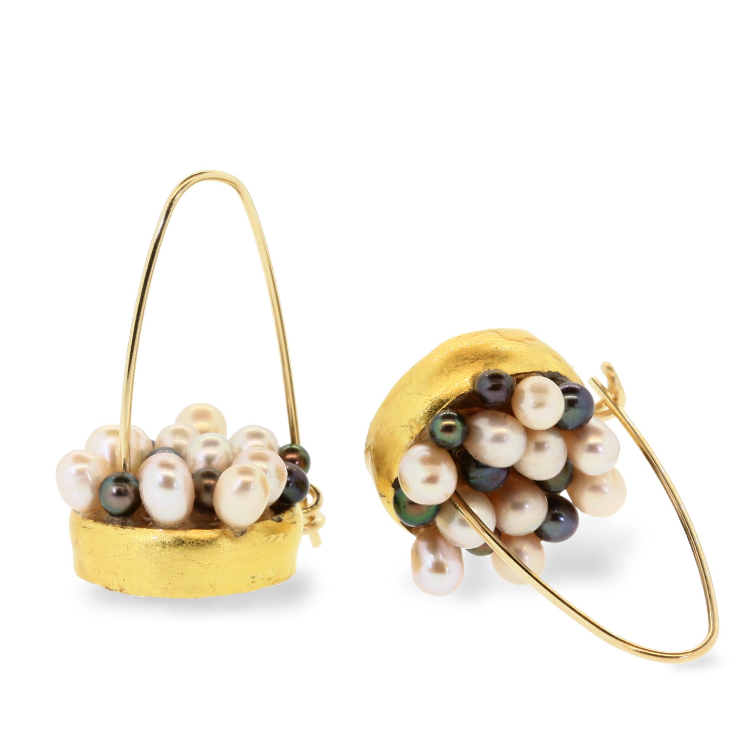 Pearl Nest Earrings