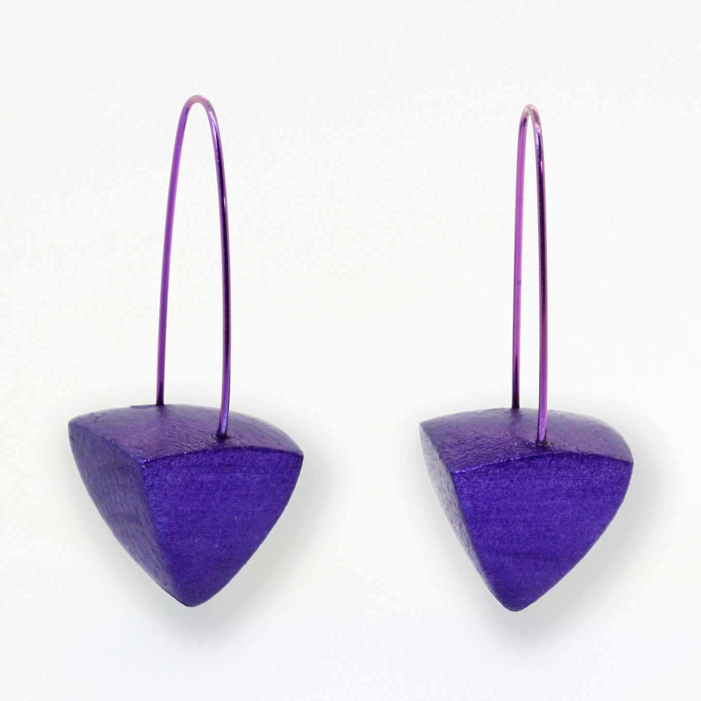 Large Eco-Friendly Pyramid Earrings