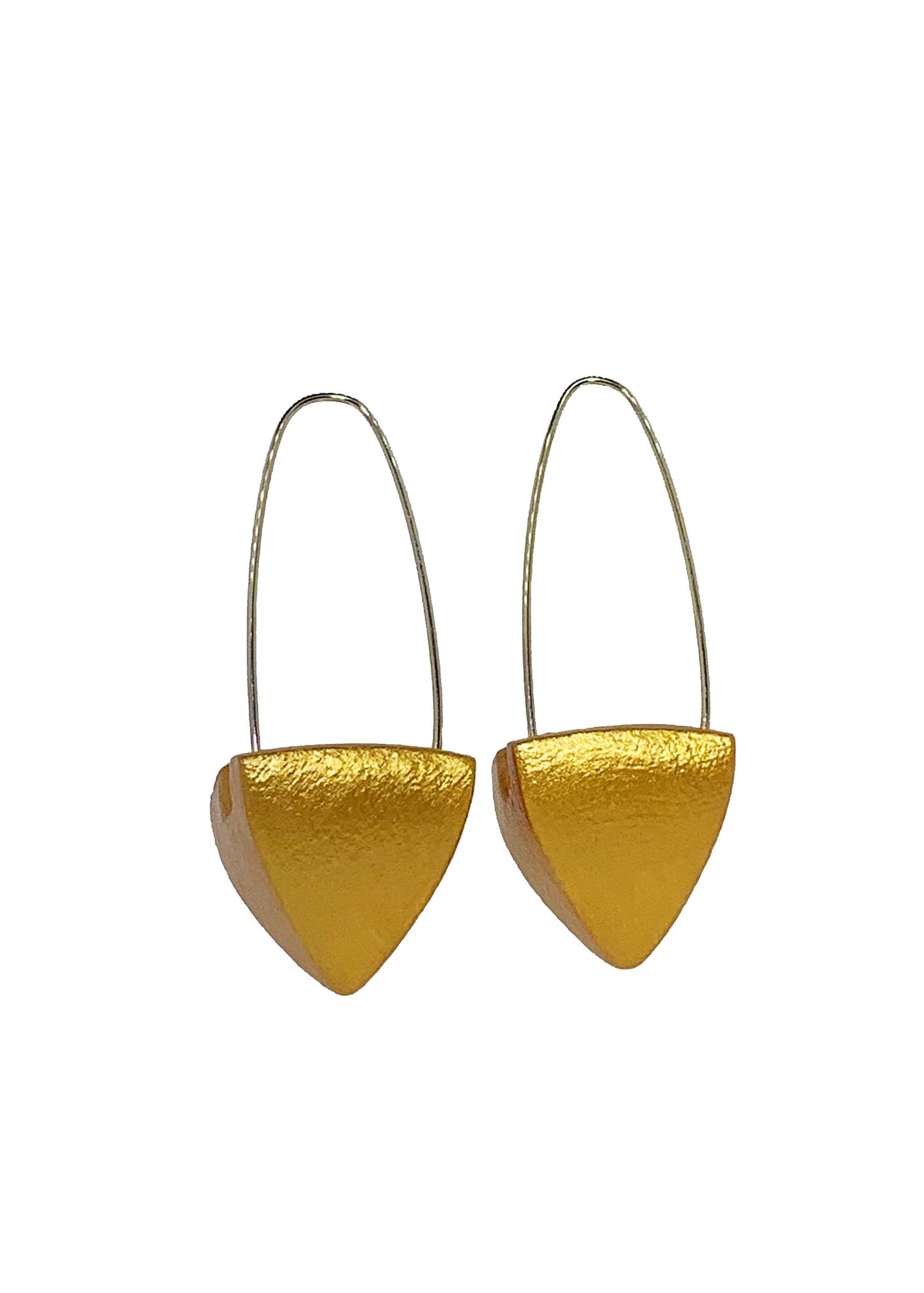 Large Eco-Friendly Pyramid Earrings