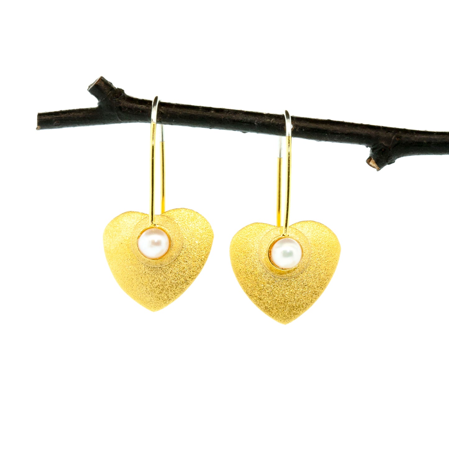 Tiny Heart Earrings--Donation to Domestic Violence Services